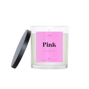 PINK - Bubblegum Scented Single Wick Candle | Essence&Hue Collection by NALADAK Candles