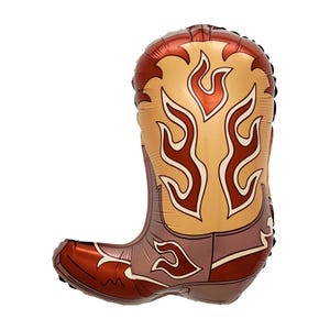 Cowboy Boot Foil Balloon, Western Theme Birthday Decorations, Cowboy Decor, First Rodeo Birthday Party, Cowboy Decorations, Balloons