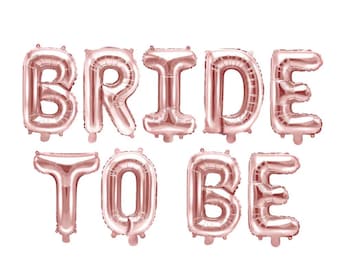 Rose Gold Bride To Be Balloon Garland, Bachelorette Party Decor