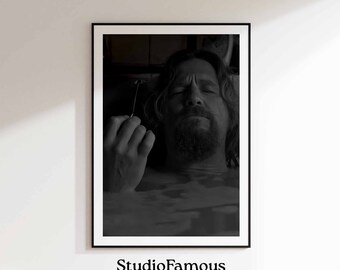 The Big Lebowski Movie Poster: Dude Bathtub Scene (Digital Download)