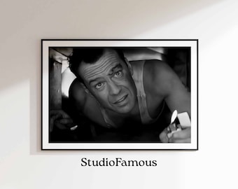 Die Hard Movie Poster, John McClane Lighter Scene (Digital Download)