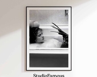 Elm Street Bathtub Scene Movie Poster (Digital Download)