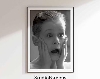 Home Alone Poster: Kevin McCallister Funny Bathroom Wall Art