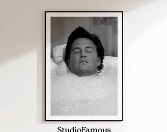 Chandler Bing 'Friends' Poster: Matthew Perry Art (Digital Download)