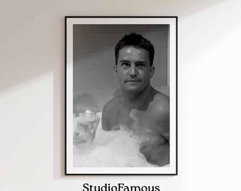 Chandler Bing Friends Poster: Funny Bathroom Wall Art