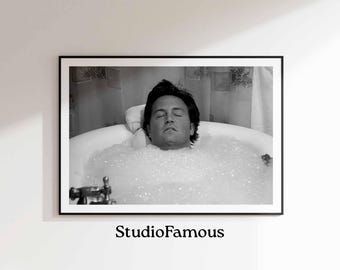 Poster « Friends » de Chandler Bing : décoration murale amusante pour la salle de bain