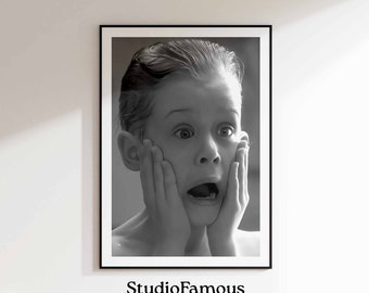 Home Alone Movie Poster: Kevin McCallister Art Print (Digital Download)