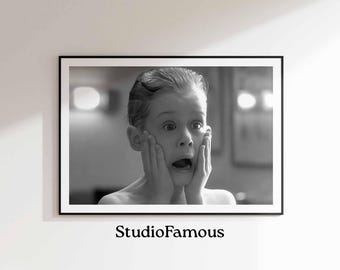 Home Alone Movie Poster: Kevin McCallister Funny Bathroom Art