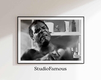 Friday Movie Poster: Dad Toilet Scene, Funny Bathroom Art