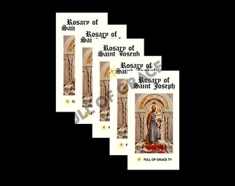 Rosary of St. Joseph Pamphlet Pack