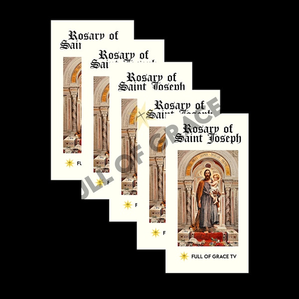 Rosary of St. Joseph Pamphlet Pack