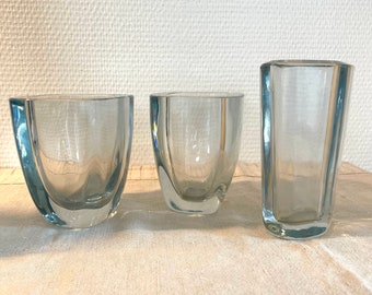 Strömbergshyttan - vases en verre suédois vintage