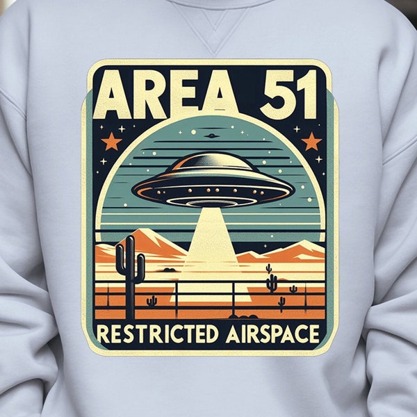 Area 51 Shirt UFO T-Shirt Alien Sweatshirt Conspiracy Tee Aliens Extraterrestial Area 51 T-Shirt for Men Women ufo hoodie Military Base