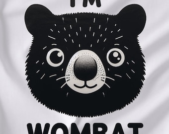 Wombat Art Hoodie/Sweatshirt,Australian Animal Lover Gift,Zoologist Tee,Wildlife Youth Sweatshirt,Zoo Sweatshirt,Wombat shirt,Wombat tee