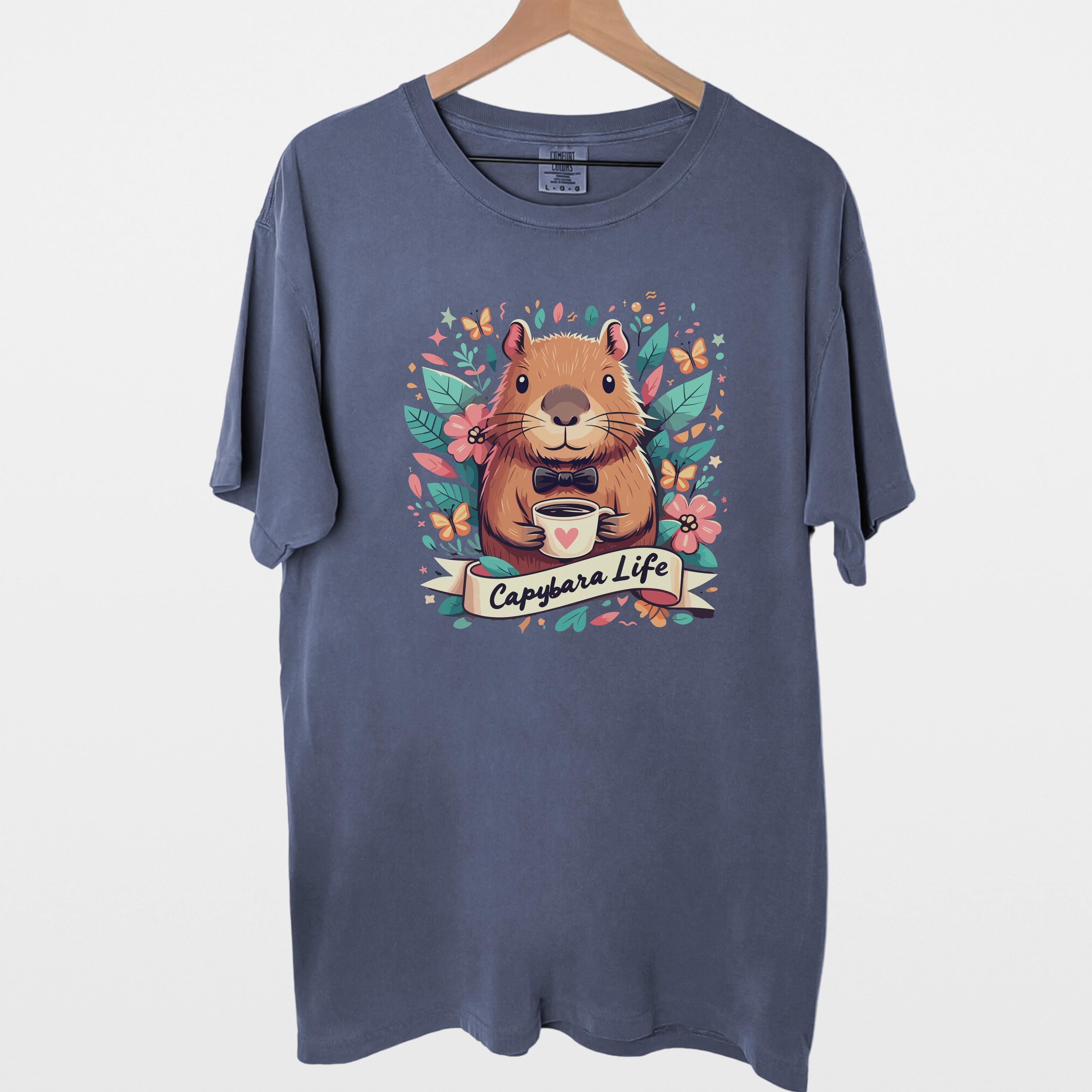 Capybara Life T-shirt,unisex capybara tee,comfort colors,retro capybara tee,capybara shirt man,capybara shirt woman