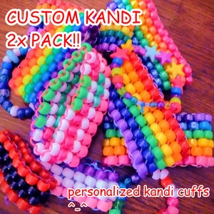 Handmade Rave Kandi Cuff Bracelet - Best Custom Cuff - Kandies World