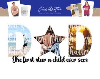 Dad Photo Frame Canva Template | Father's Day Gift (Digital Download)