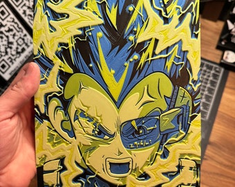 Vegeta Original Art Hue Forge