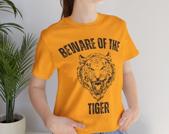 Soft Bella Canvas Tiger Tee, Tiger Shirt, Tiger Face, Tiger Mascot Shirt, Animal Prints, Gift for Her, Gift for Him, Personal Gift, Tigre