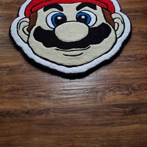Mario Bros Tufted Handmade Rug | Mario image 3