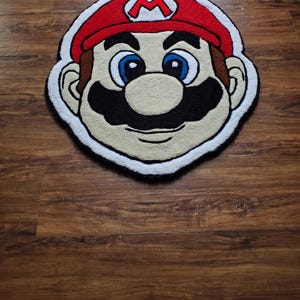 Mario Bros Tufted Handmade Rug | Mario image 2