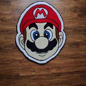 Mario Bros Tufted Handmade Rug | Mario image 4
