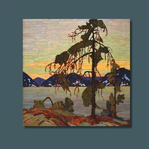 Tom Thomson The Jack Pine Canvas Wall Art Canadian Wilderness Landscape Canvas Print Group of Seven Artwork Living Room Decor Poster Canvas