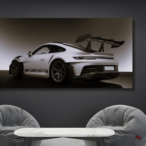 CanvasPorsche Gift,Porsche 911 GT3 RS3 Canvas, Porsche Canvas Print ,Porsche Wall Art,Porsche Canvas Wall Art Porsche 912 GT3 Prints