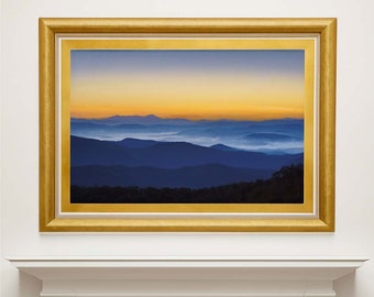 Sunrise on the Blue Ridge Parkway Photo Digital Download