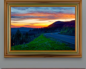 Blue Ridge Parkway Sunrise Photo Digital Download