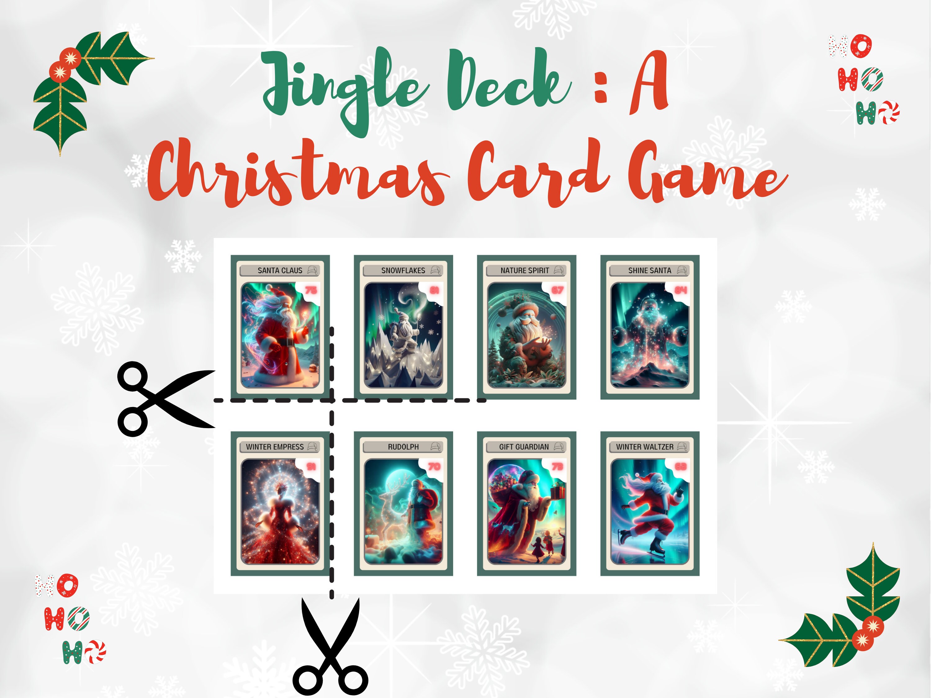Printable Christmas Games Christmas Party Games Christmas Family Games Card Games Christmas