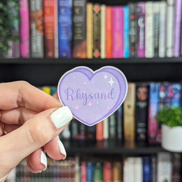 Rhysand Candy Heart Sticker 2in (Star Holographic)