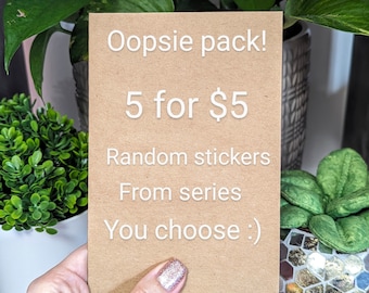 Oopsie Sticker Pack | BOOKISH | Kindle Decal