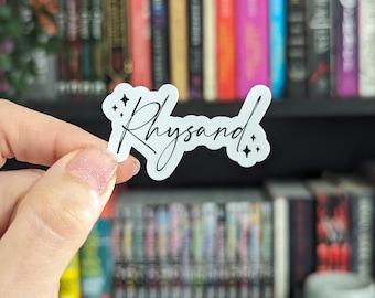 Pegatina Rhysand Sparkle de 2 pulgadas / Bookish / Kindle