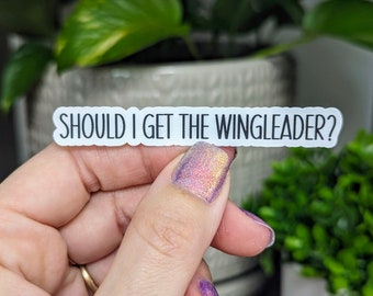 Should I get the Wingleader Sticker 3in | Violet and Xaden