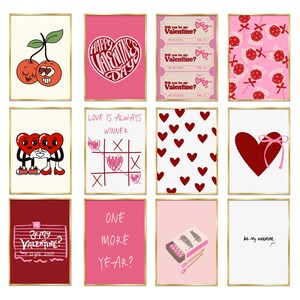 Mega Bundle 50+ Valentines Day Print Set of Printables, Valentine Party ...