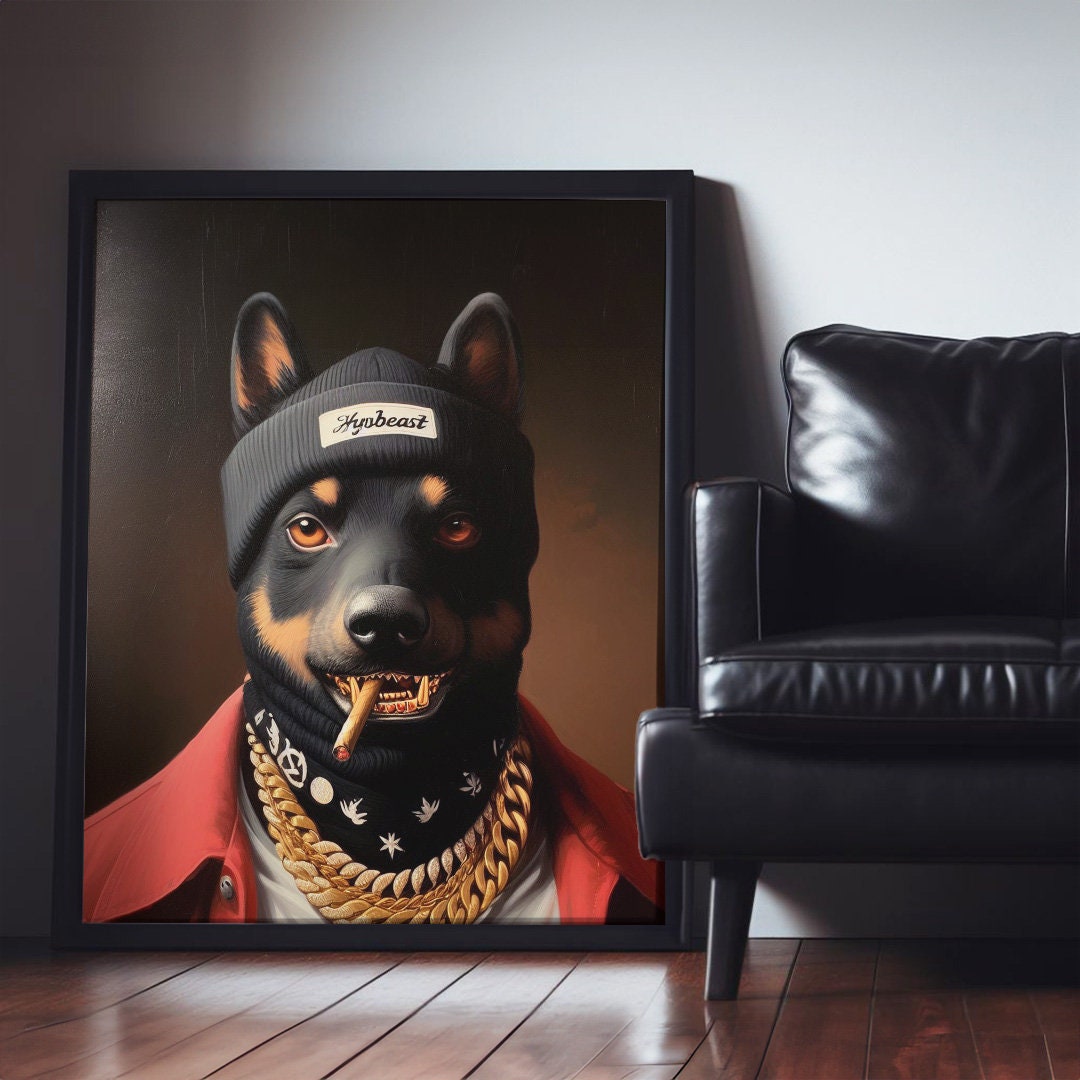 Dope Wall Art, Black Art Print, Hiphop Wall Decor, African American