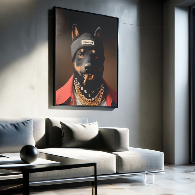 Dope Wall Art, Black Art Print, Hiphop Wall Decor, African American