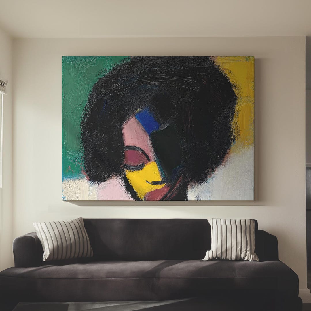 Afrocentric Wall Art, African American Living Room Decor, Jamaican