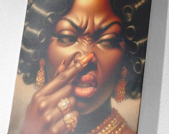 Stank Face Bathroom Art Print