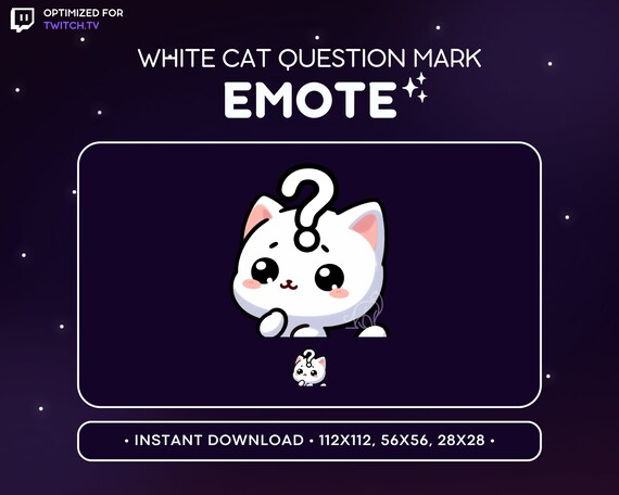 Cat Question Mark Emoji