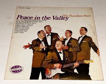 サンシャインボーイズ ピース・イン・ザ・バレー サザンゴスペルミュージック ビニール LP