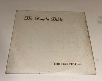 The Harvesters The Family Bible Gospel Music Album vinyl lp