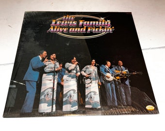 The Lewis Family Alive And Pickin’  Southern Gospel Music vinyl lp
