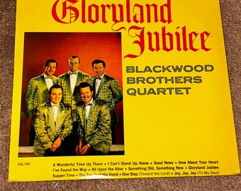 Blackwood Brothers Quartet Gloryland Jubilee Gospel Music vinyl lp