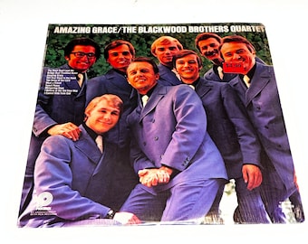 Blackwood Brothers Quartet Amazing Grace Southern Gospel Music vinyl lp