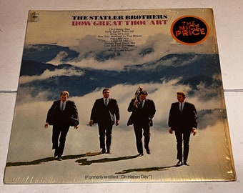 The Statler Brothers How Great Thou Art Southern Gospel Music vinyl Record Album lp