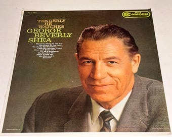 George Beverly Shea Tenderly He Watches Southern Gospel Music vinyl Record Album lp