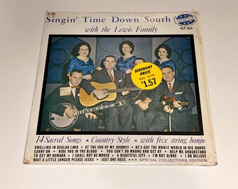 The Lewis Family  Country Sunday in Georgia Southern Gospel Music vinyl lp