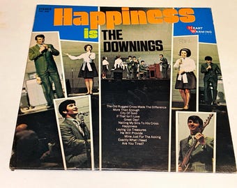 Happiness Is The  Downings Southern Gospel Music Record album vinyl lp